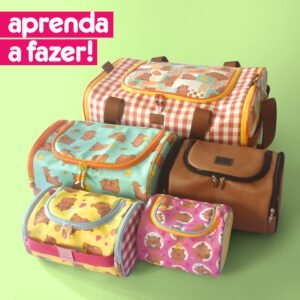 Projeto Lírio (kit de moldes em 5 tamanhos diferentes)