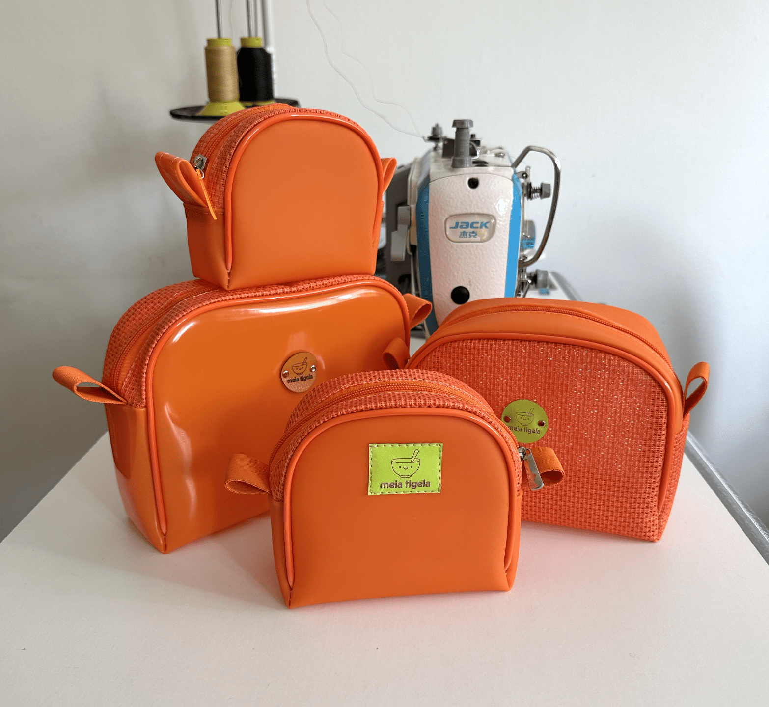 Bolsa e Necessaires Jojô - kit com moldes virtuais em 4 tamanhos