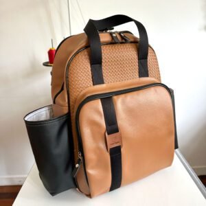 Mochila Graci Marrom - escolar , viagem ou maternidade!