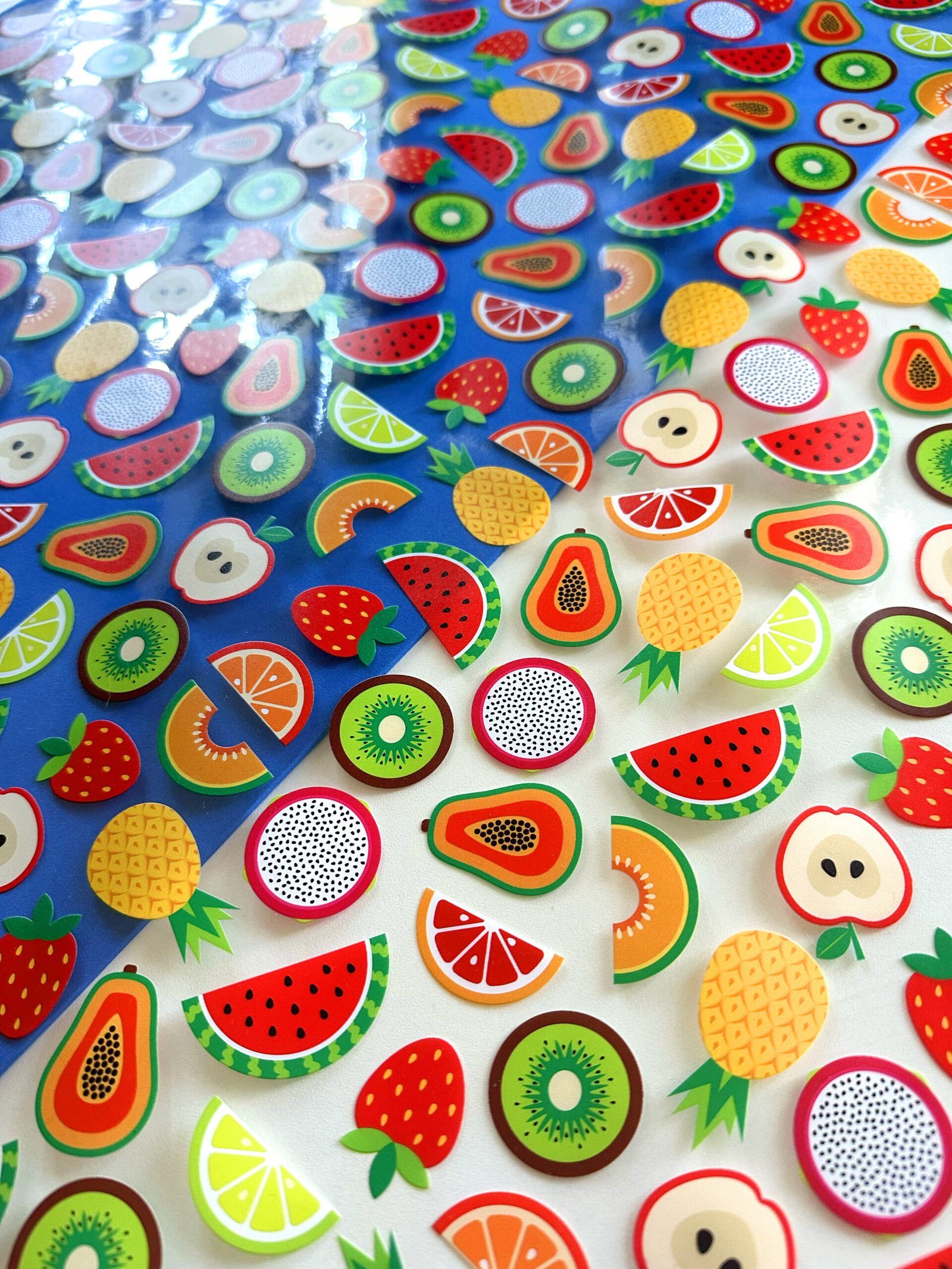 Plástico Estampado - Estampa Frutas tropicais