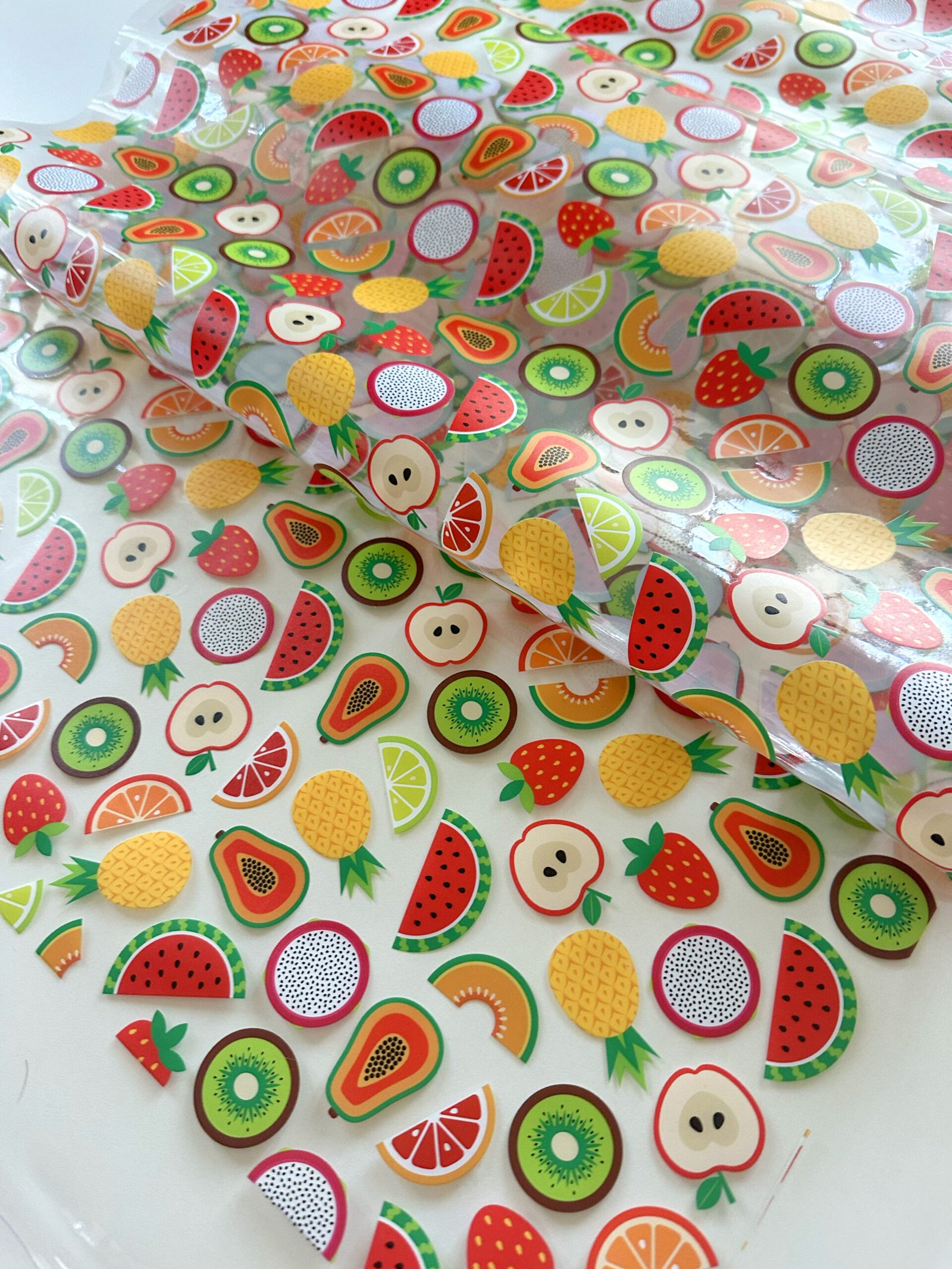 Plástico Estampado - Estampa Frutas tropicais - Imagem 4