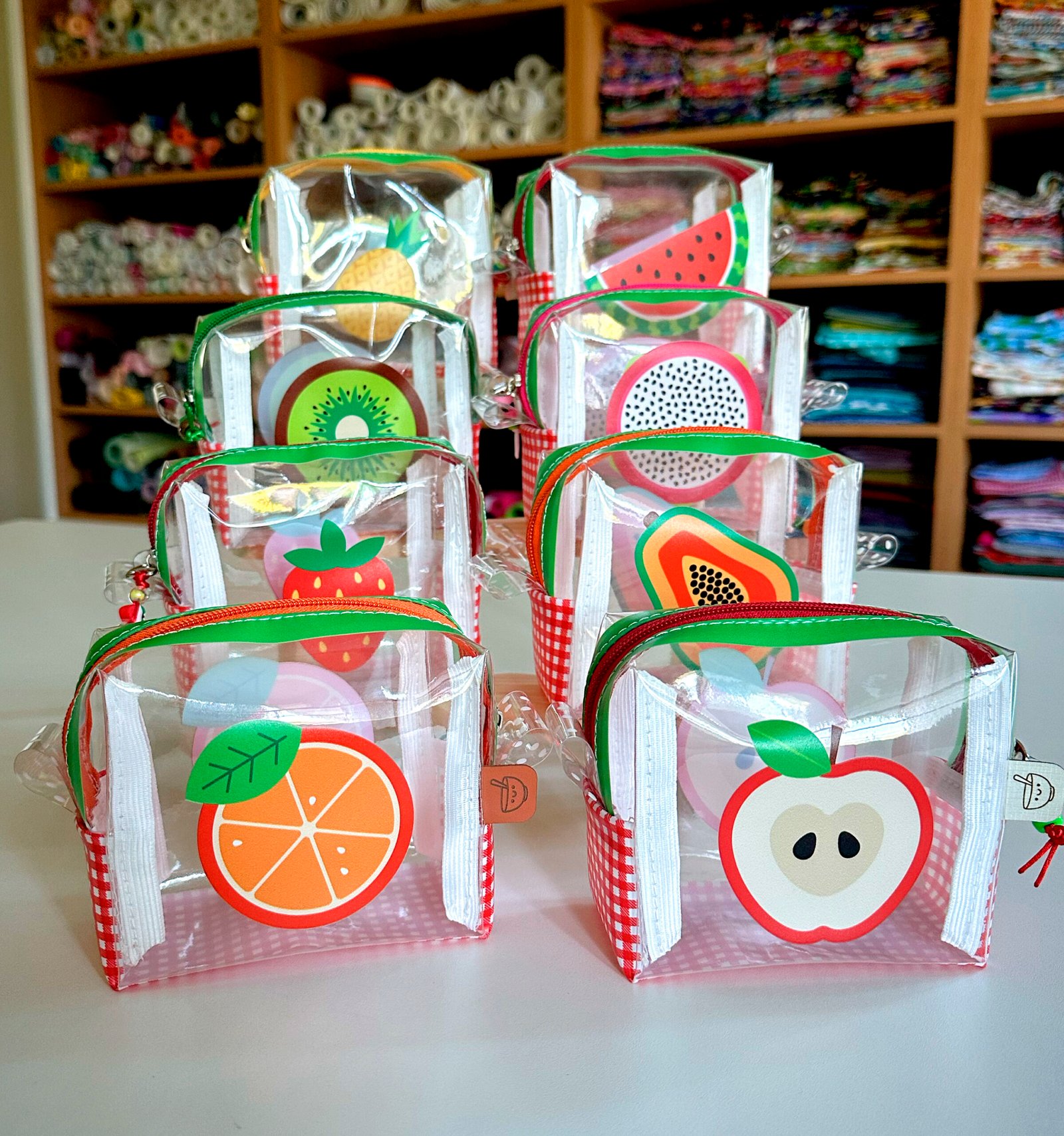 Plástico Estampado - Painel BOX MINI - Estampa frutas tropicais - Imagem 15