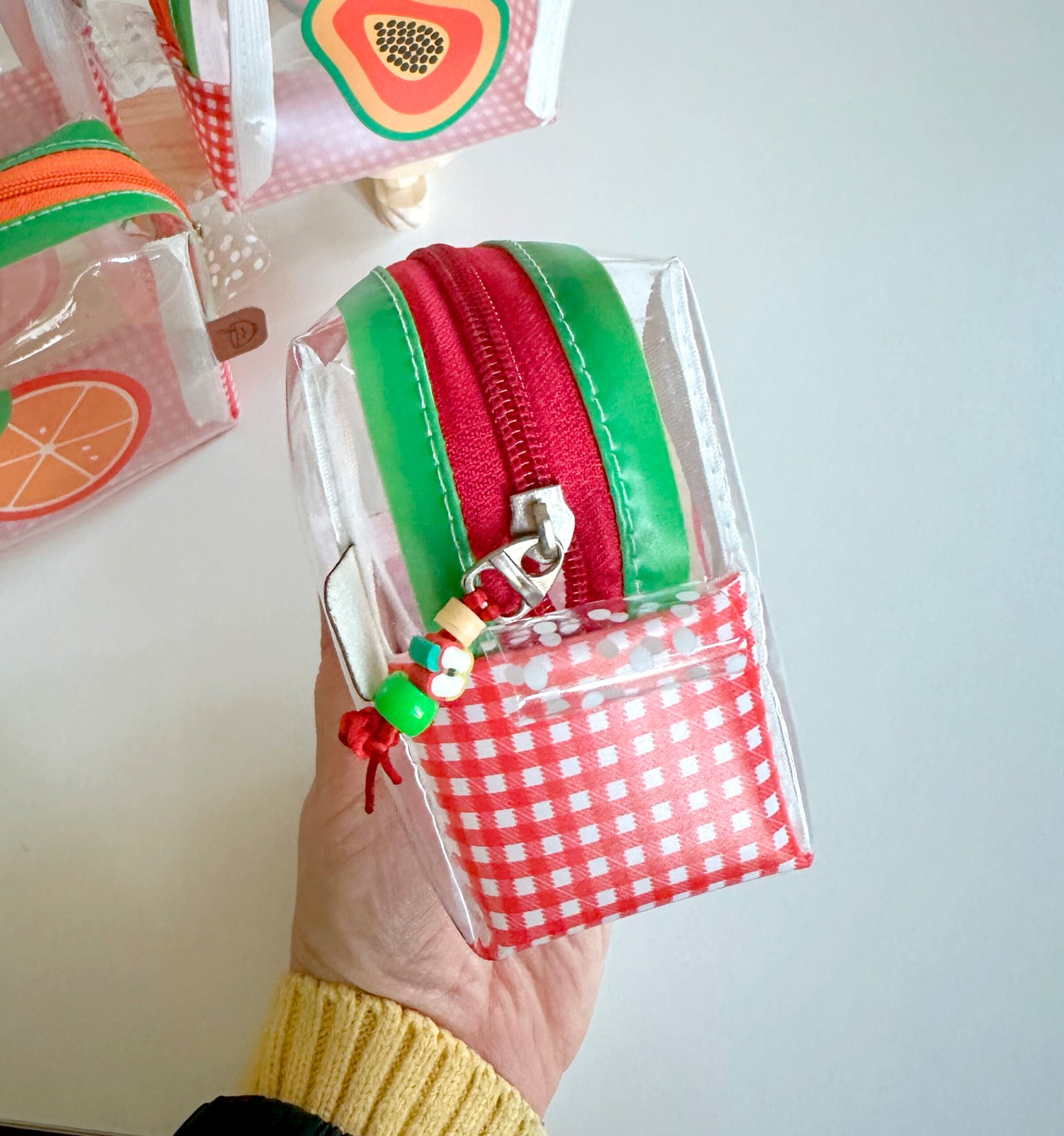 Plástico Estampado - Painel BOX MINI - Estampa frutas tropicais - Imagem 10