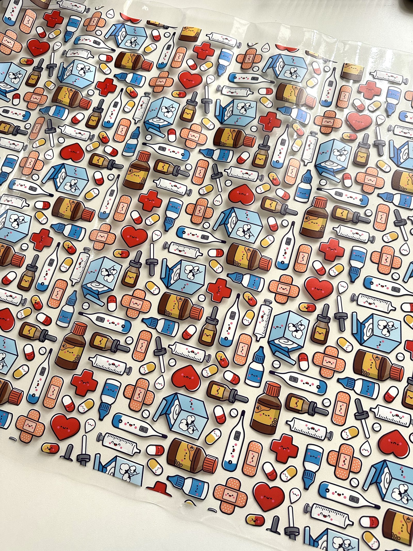 Plástico Estampado - Farmácia / medicina - Imagem 4
