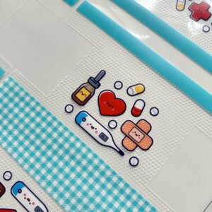 Plástico Estampado - Painel Necessaire Farmacinha MINI - Imagem 12