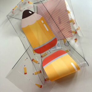 Painel Estojo - estampa LÁPIS (modelo Duda) - Imagem 3
