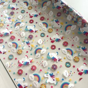 Plástico Estampado - Unicórnios - Imagem 3