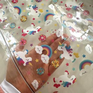 Plástico Estampado - Unicórnios - Imagem 7