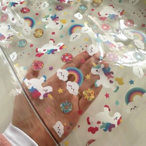 Alternative view of Plástico Estampado - Unicórnios