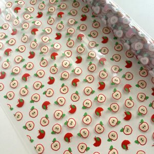 Plástico Estampado - Maçãs - Imagem 3