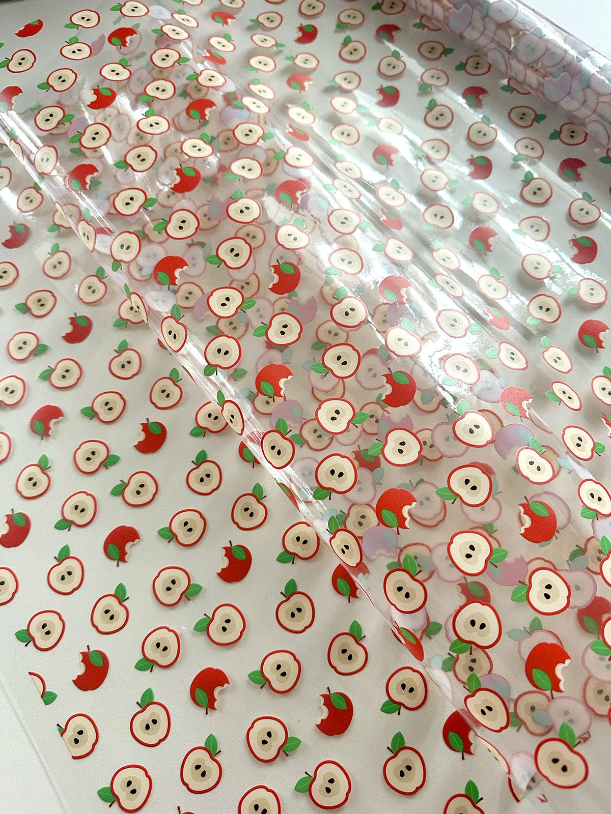 Plástico Estampado - Maçãs - Imagem 6