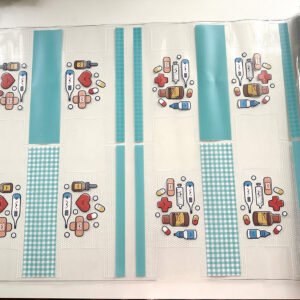 Plástico Estampado – Painel Necessaire Farmacinha MINI - Imagem 3