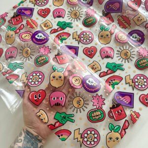 Plástico Estampado - Stickers - Imagem 8