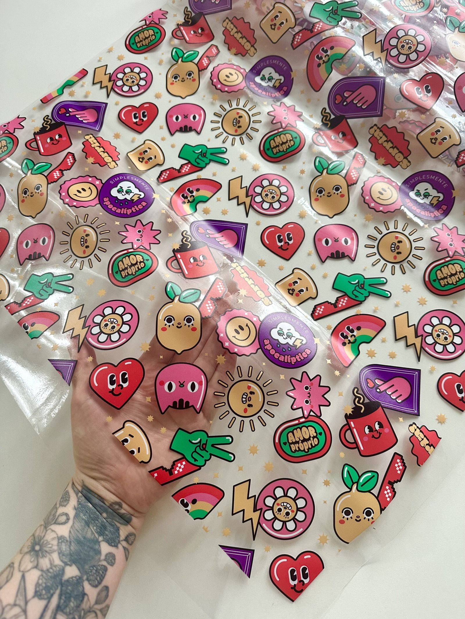 Plástico Estampado - Stickers - Imagem 8