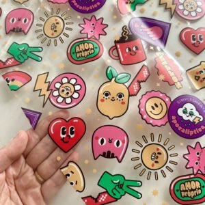 Plástico Estampado - Stickers