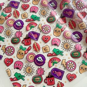 Plástico Estampado - Stickers - Imagem 3