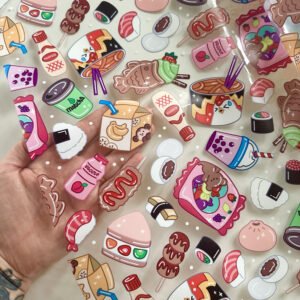 Plástico Estampado - Comidinhas Bairro Liberdade