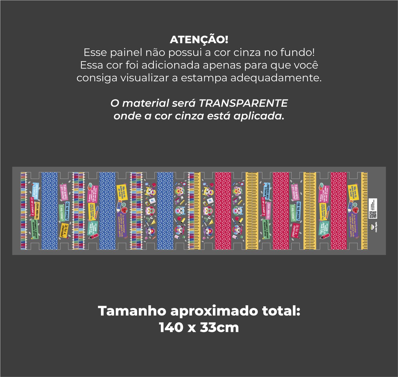 Painel Estojo Palito (rende 6 unidades) - estampa DIA DOS PROFESSORES - Imagem 12