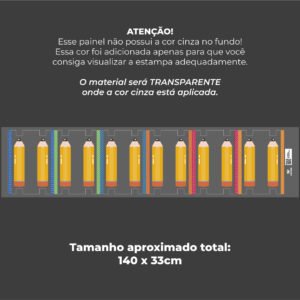 Painel Estojo Palito (rende 6 unidades) - estampa LÁPIS - Imagem 10