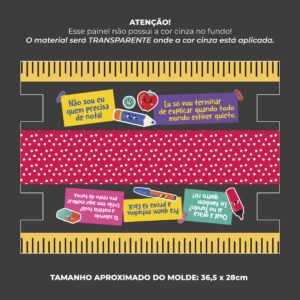 Painel Estojo Palito (rende 6 unidades) - estampa DIA DOS PROFESSORES - Imagem 14