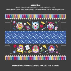 Painel Estojo Palito (rende 6 unidades) - estampa DIA DOS PROFESSORES - Imagem 15