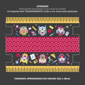 Painel Estojo Palito (rende 6 unidades) - estampa DIA DOS PROFESSORES - Imagem 18