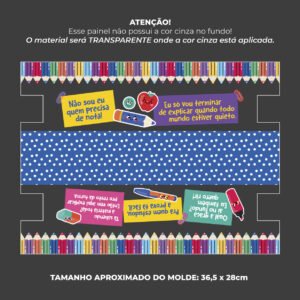 Painel Estojo Palito (rende 6 unidades) - estampa DIA DOS PROFESSORES - Imagem 16