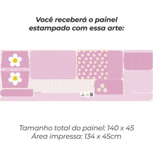 Pasta Organizadora tamanho A5 - PAINEL ESTAMPADO - FLOR BRANCA - Imagem 4