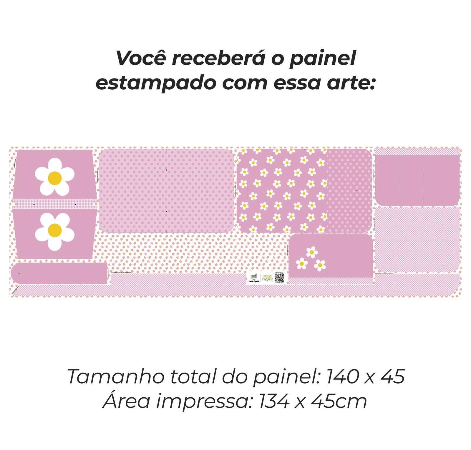 Pasta Organizadora tamanho A5 - PAINEL ESTAMPADO - FLOR BRANCA - Imagem 4