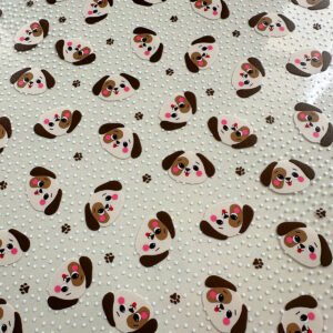 Plástico Estampado - Cachorrinhos