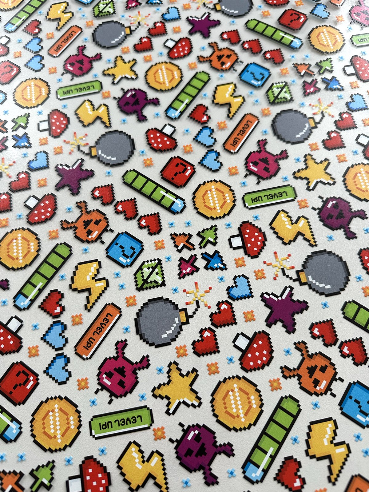 Plástico Estampado - Arcade (video game pixelado) - Imagem 8
