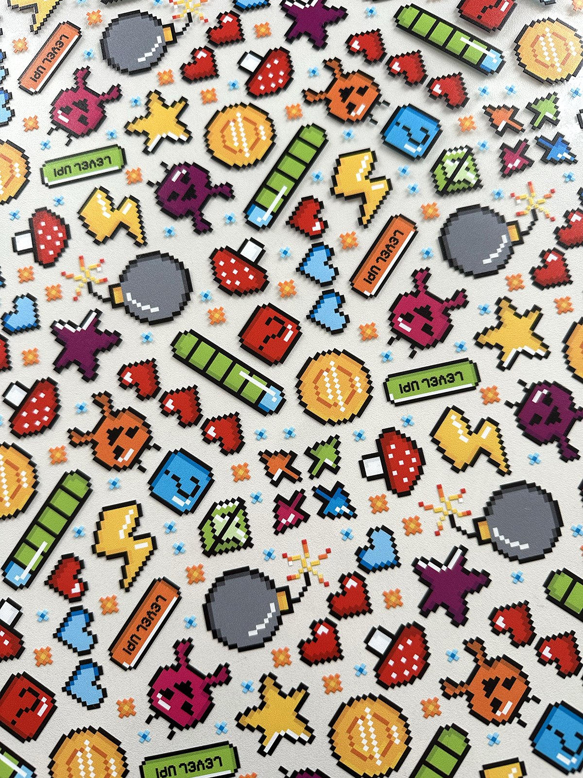 Plástico Estampado - Arcade (video game pixelado) - Imagem 4
