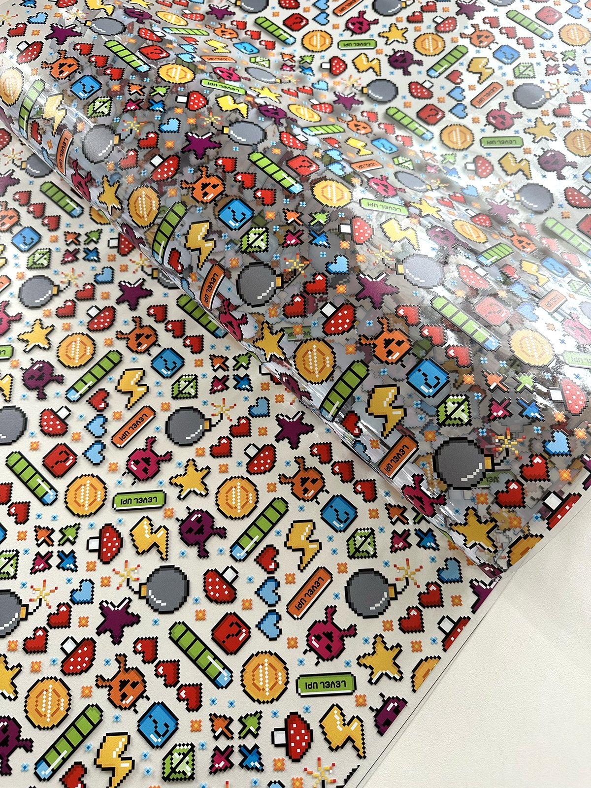 Plástico Estampado - Arcade (video game pixelado) - Imagem 3