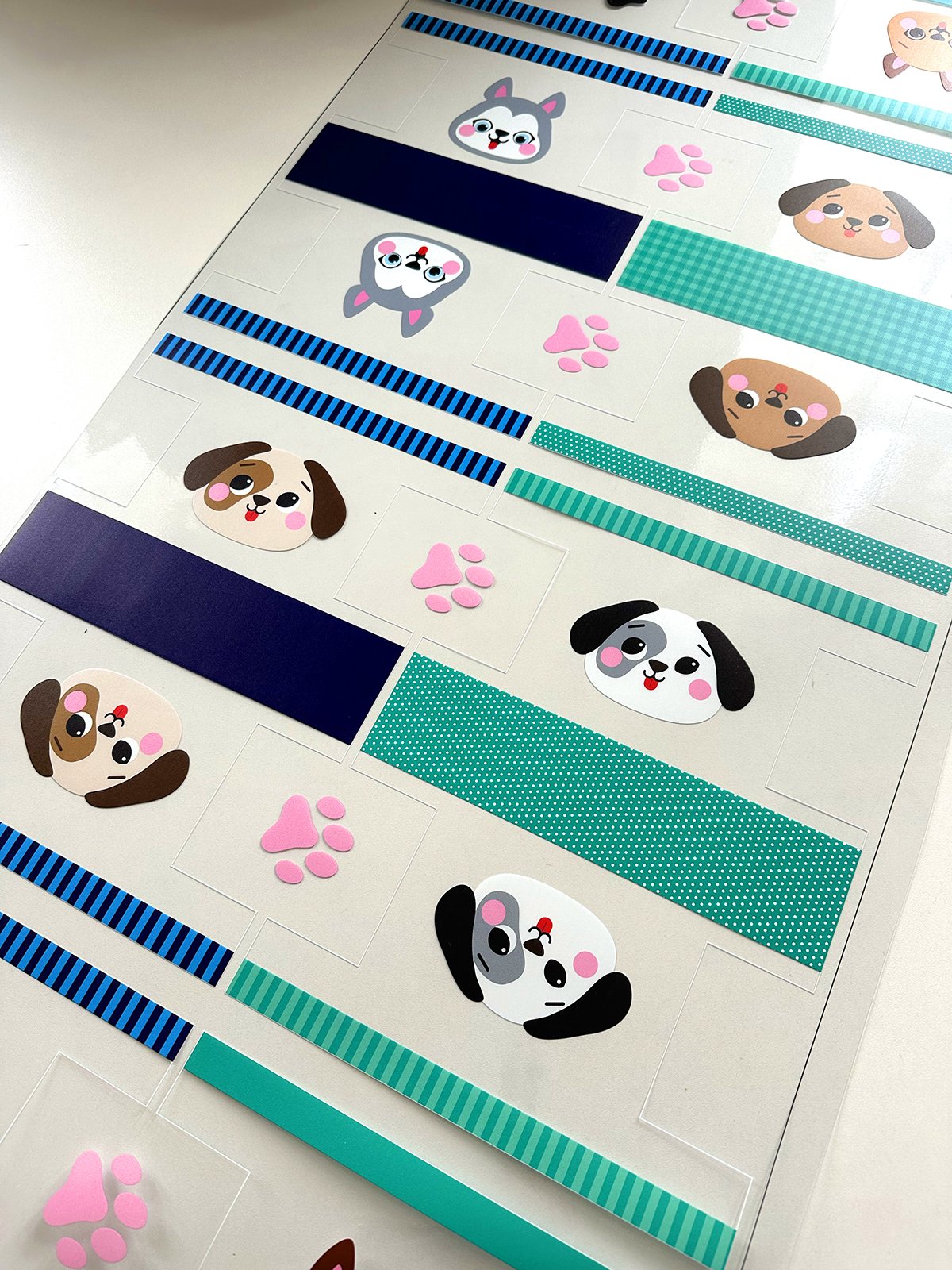 Plástico Estampado - Painel Necessaire MINI Cachorrinhos - Imagem 16
