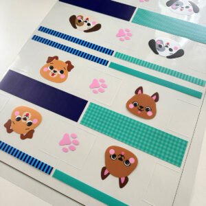 Plástico Estampado - Painel Necessaire MINI Cachorrinhos - Imagem 18