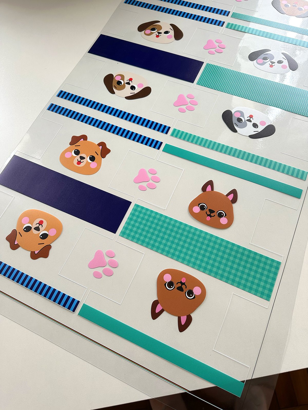 Plástico Estampado - Painel Necessaire MINI Cachorrinhos - Imagem 18