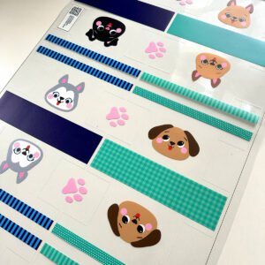 Plástico Estampado - Painel Necessaire MINI Cachorrinhos - Imagem 5