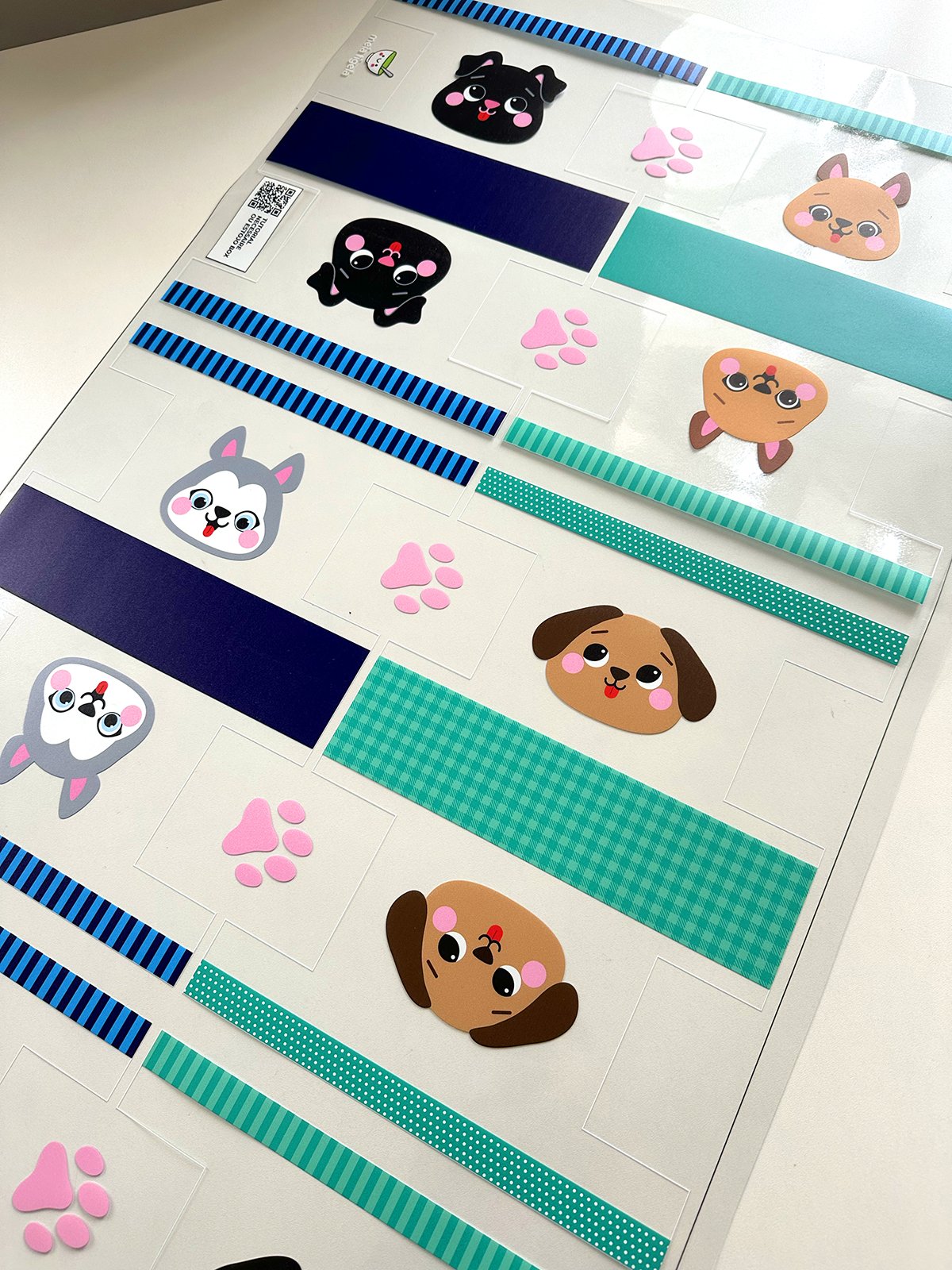 Plástico Estampado - Painel Necessaire MINI Cachorrinhos - Imagem 5
