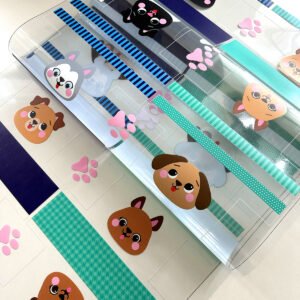 Plástico Estampado - Painel Necessaire MINI Cachorrinhos - Imagem 17