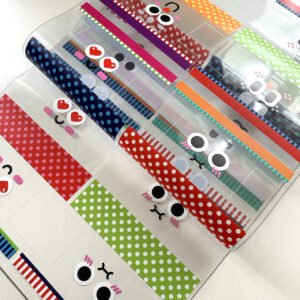 Plástico Estampado - Painel Necessaire CARINHAS DIVERTIDAS - Imagem 5