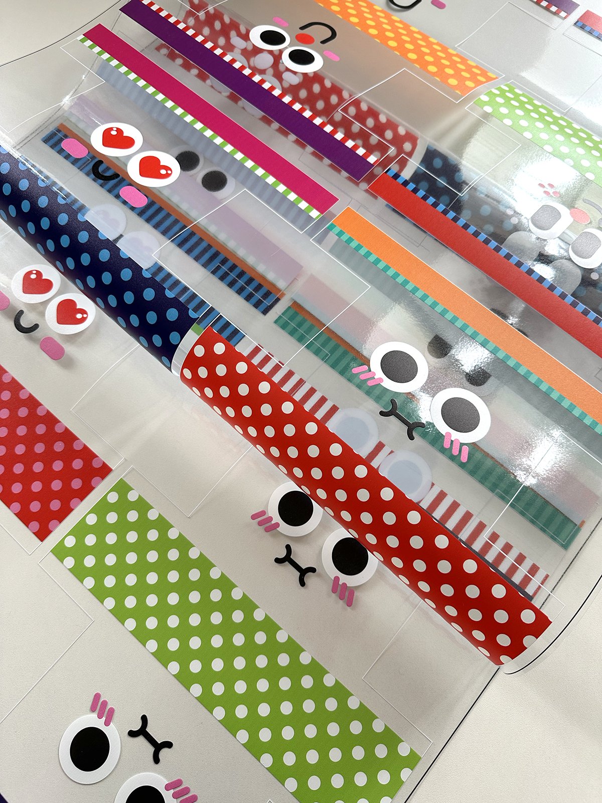 Plástico Estampado - Painel Necessaire CARINHAS DIVERTIDAS - Imagem 6