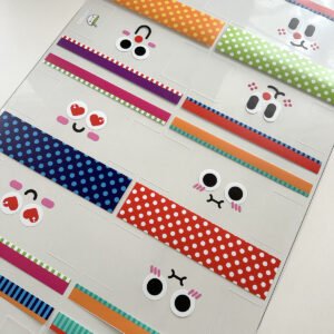 Plástico Estampado - Painel Necessaire CARINHAS DIVERTIDAS - Imagem 3
