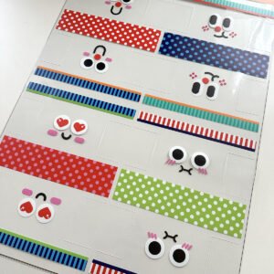 Plástico Estampado - Painel Necessaire CARINHAS DIVERTIDAS