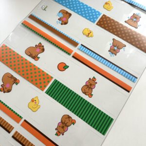 Plástico Estampado - Painel Necessaire CAPIVARAS
