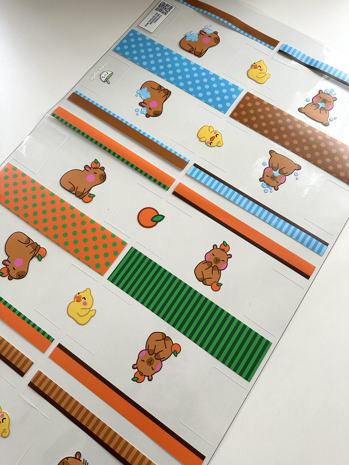 Plástico Estampado - Painel Necessaire CAPIVARAS