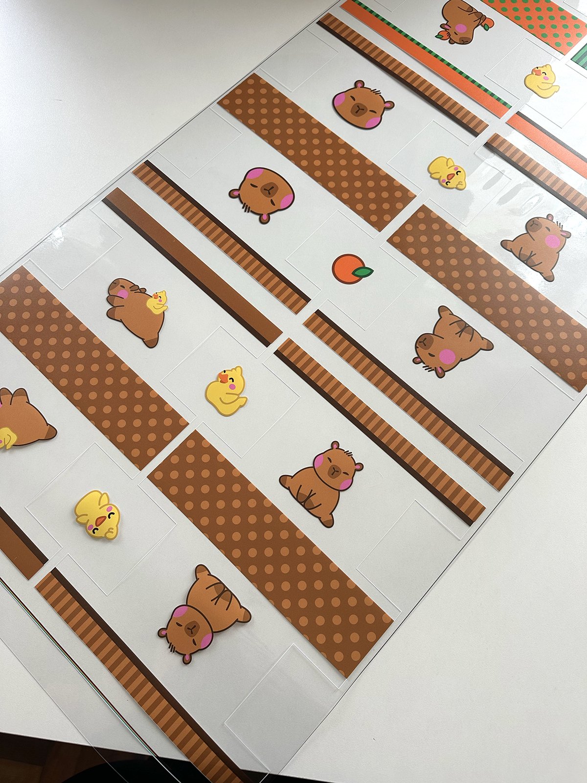 Plástico Estampado - Painel Necessaire CAPIVARAS - Imagem 4