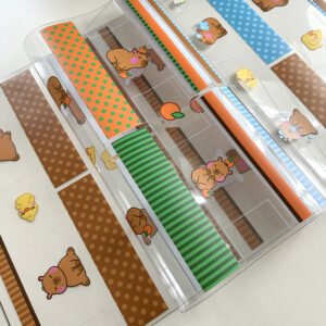 Plástico Estampado - Painel Necessaire CAPIVARAS - Imagem 3