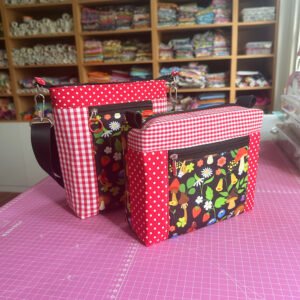 Kit Bolsa Celina + necessaire Ceci em tecido