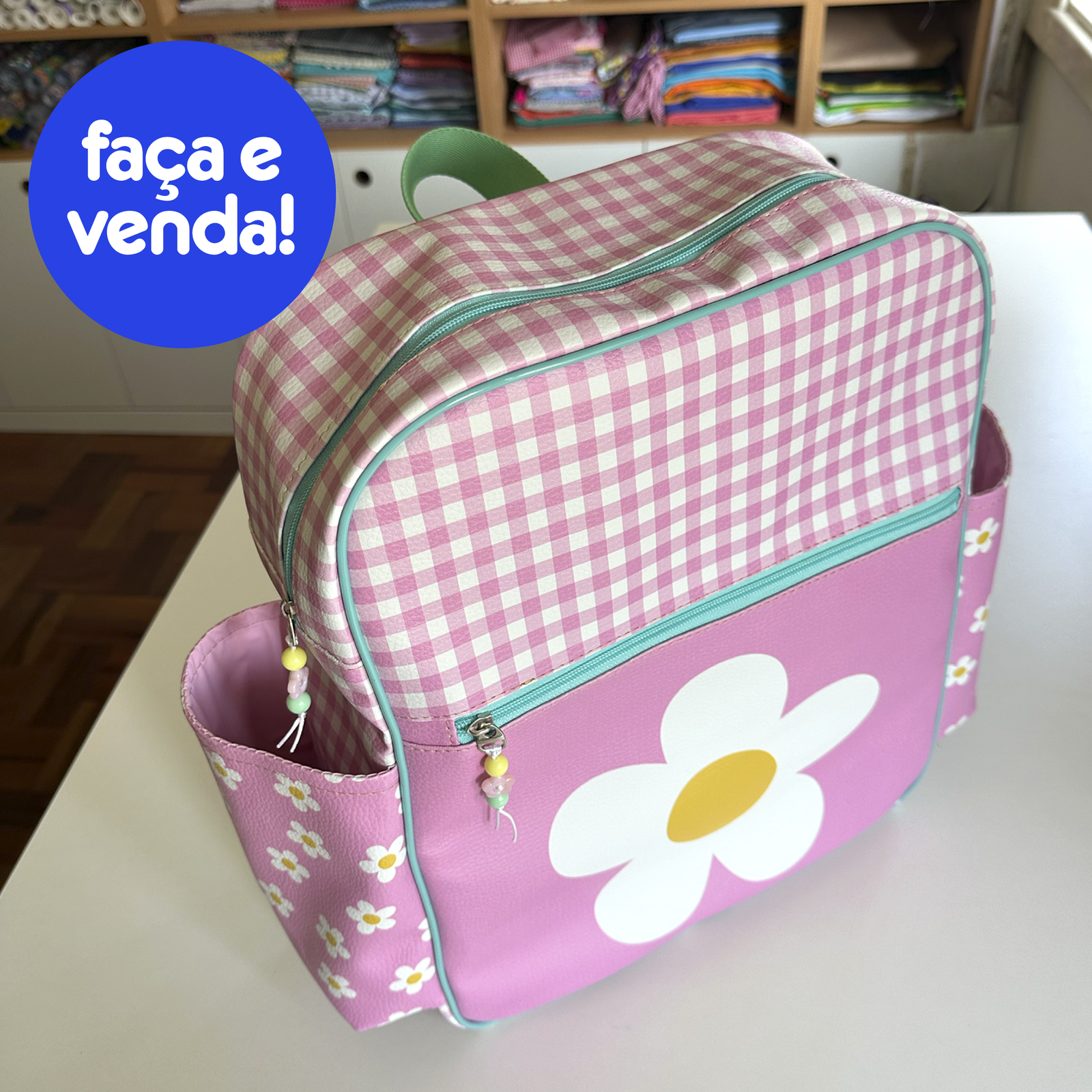 Mochila Grande - MOLDE DIGITAL EM PDF - Imagem 11