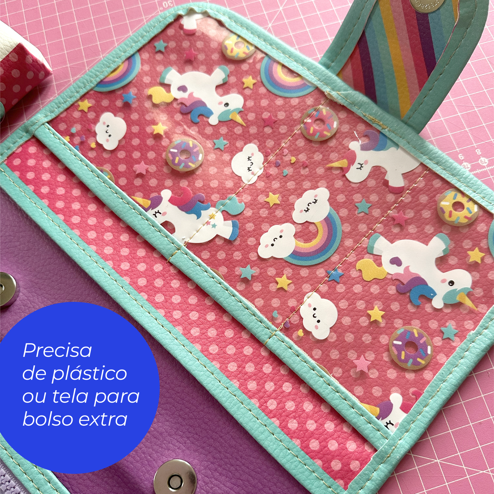 Pasta Organizadora tamanho A5 - PAINEL ESTAMPADO - CAPIVARA - Imagem 11
